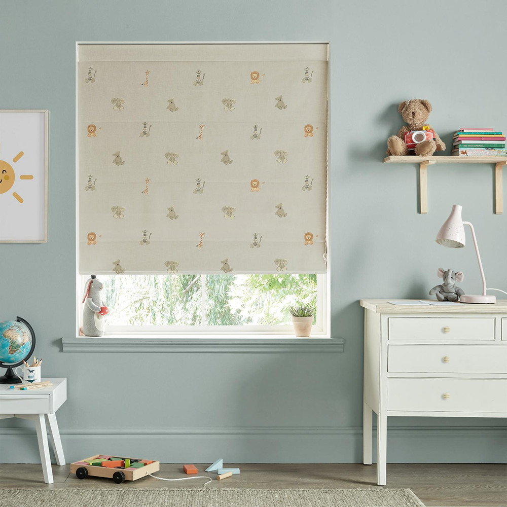 Bears Linen Roman Blind by Sophie Allport - 131176rom_ROOMSET_01.jpg