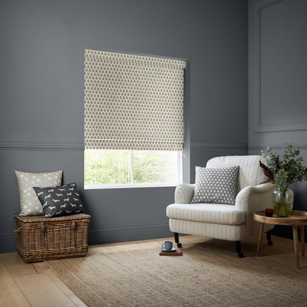 Jaipur Charcoal Roman Blind by Emily Bond - 131054rom_ROOMSET_02.jpg