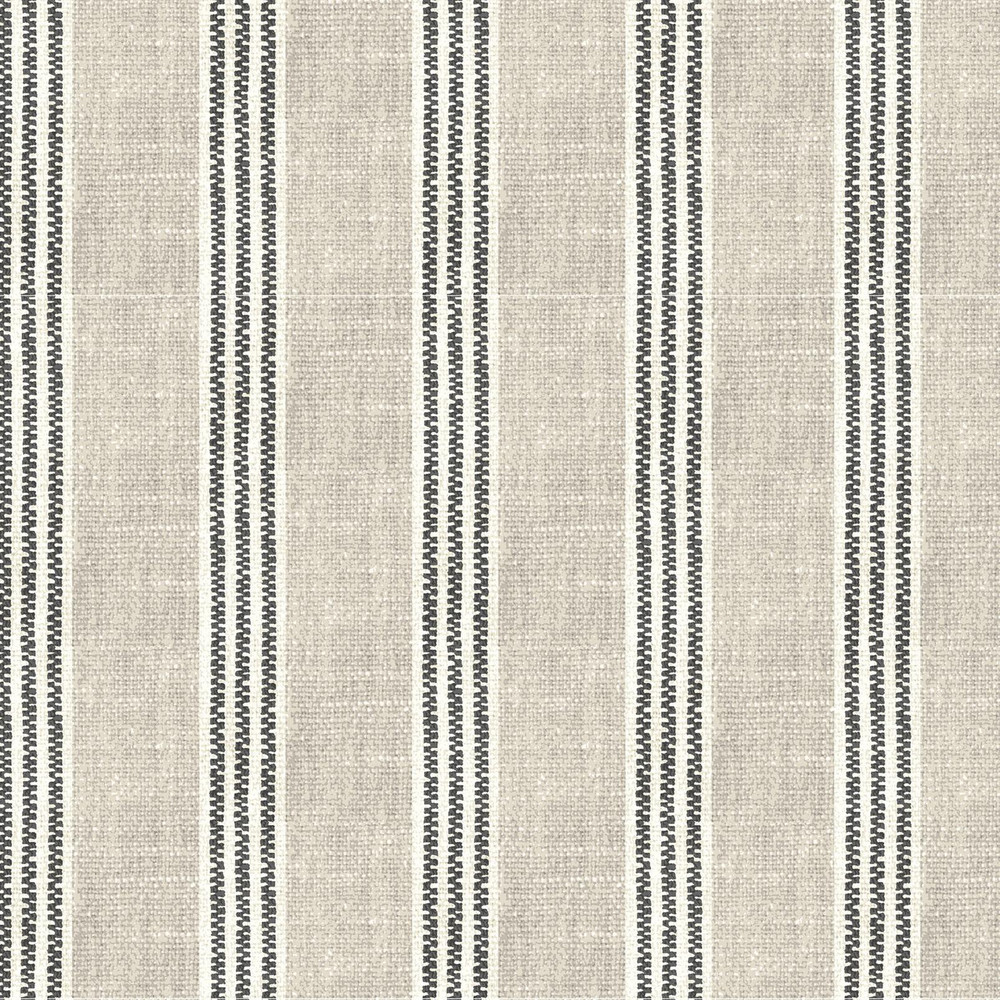 George Stripe Print Charcoal Roman Blind by Emily Bond - 131039rom_DETAIL_01.jpg