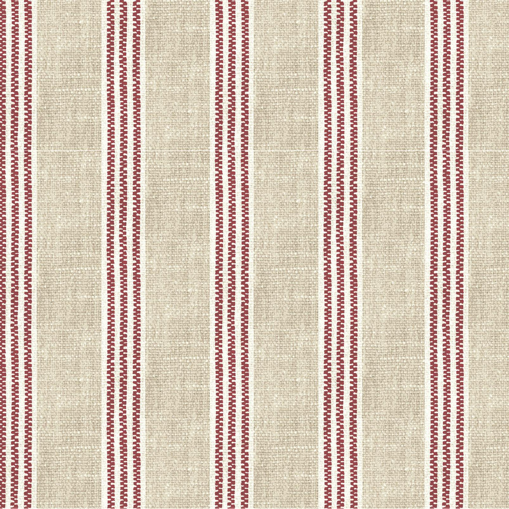 George Stripe Print Red Roman Blind by Emily Bond - 131045rom_DETAIL_01.jpg