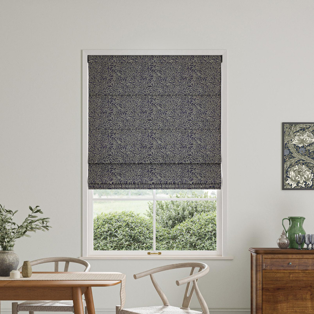 Willow Woven Indigo Roman Blind by William Morris At Home - 130909rom_ROOMSET_01.jpg