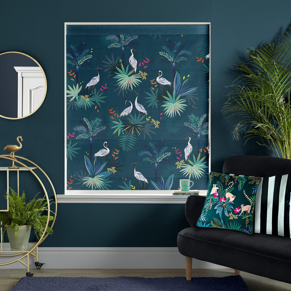 Heron Teal Roman Blind by Sara Miller - 131100rom_ROOMSET_02.jpg