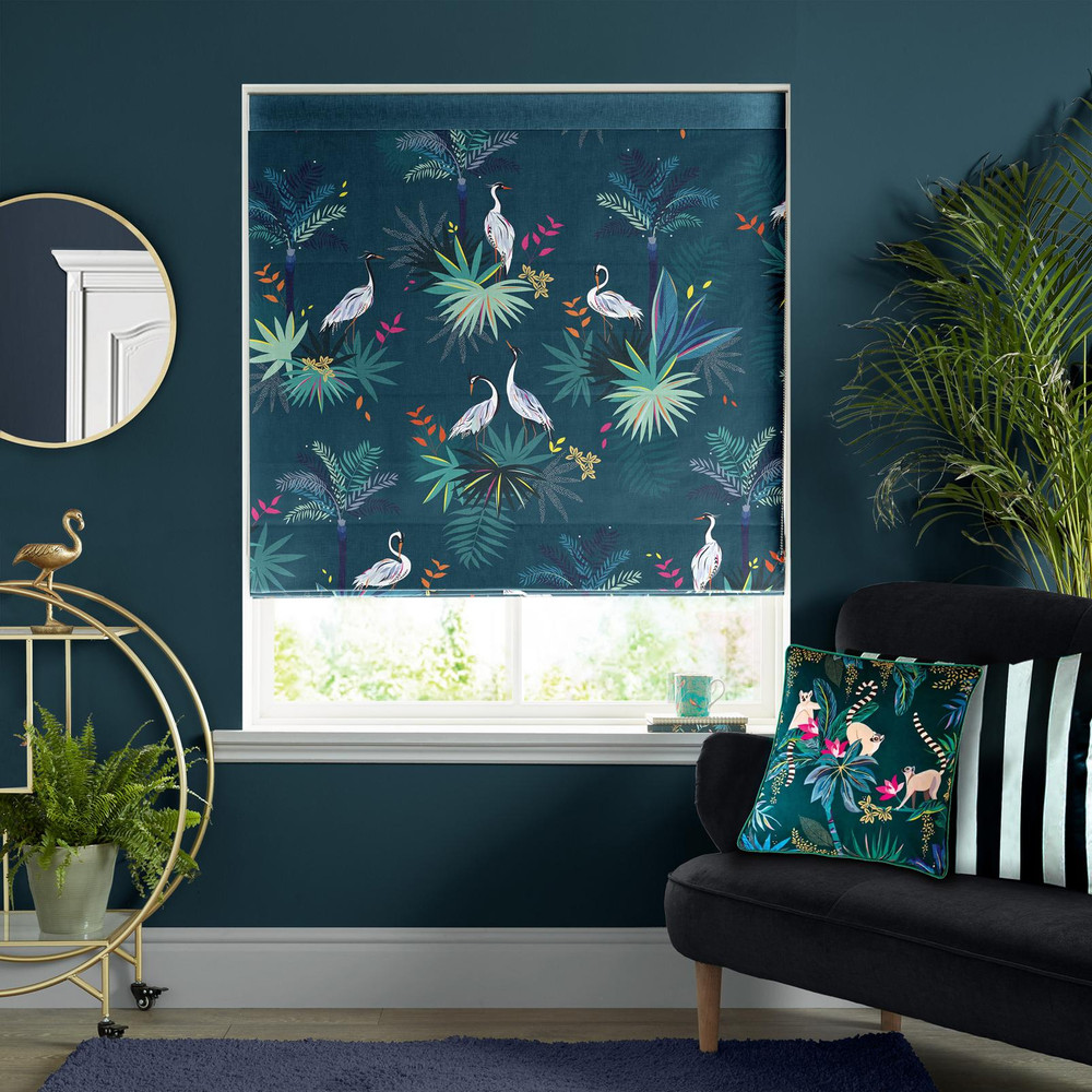 Heron Teal Roman Blind by Sara Miller - 131100rom_ROOMSET_01.jpg