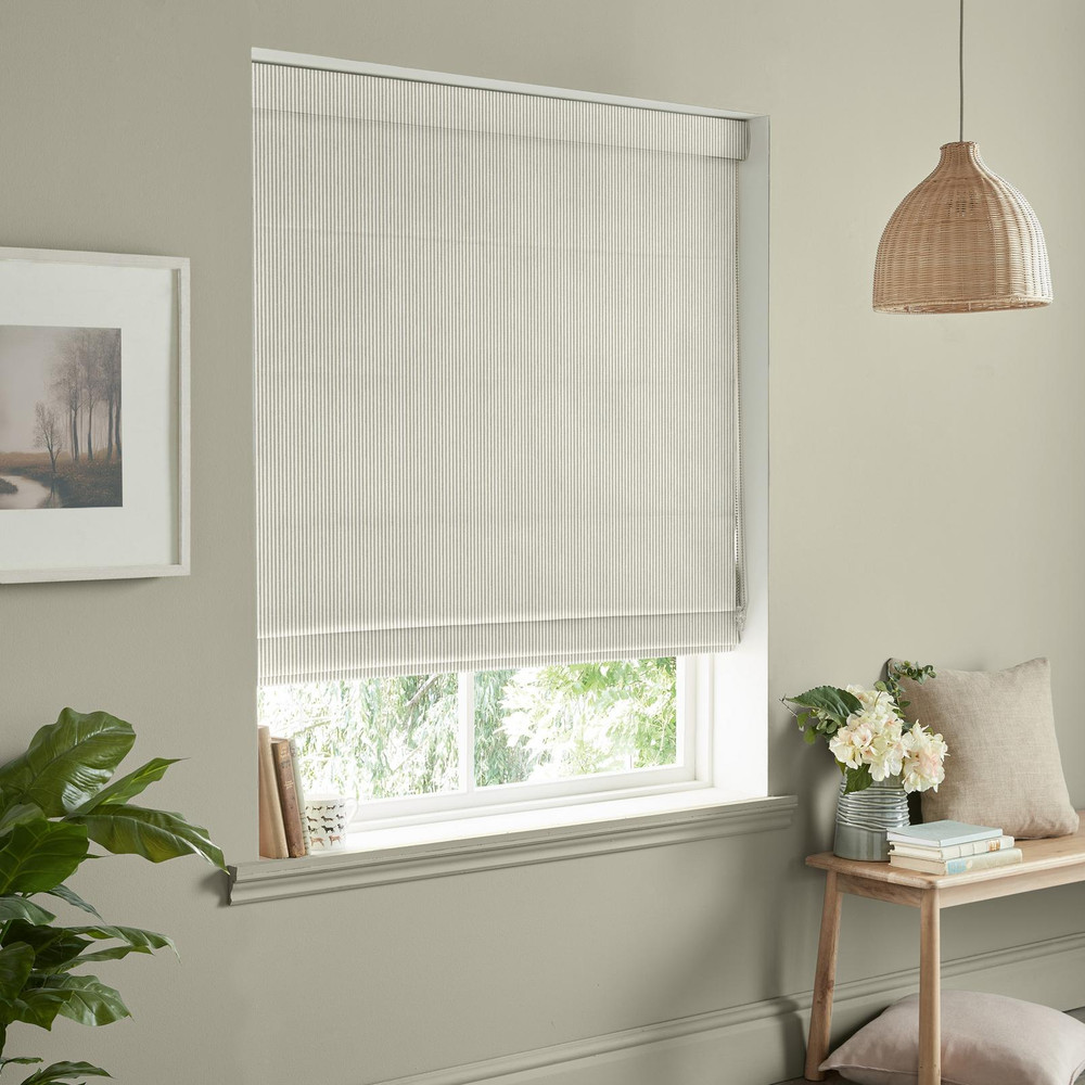 Stamford Stripe Natural Roman Blinds by Sophie Allport - 130801rom_ROOMSET_02.jpg