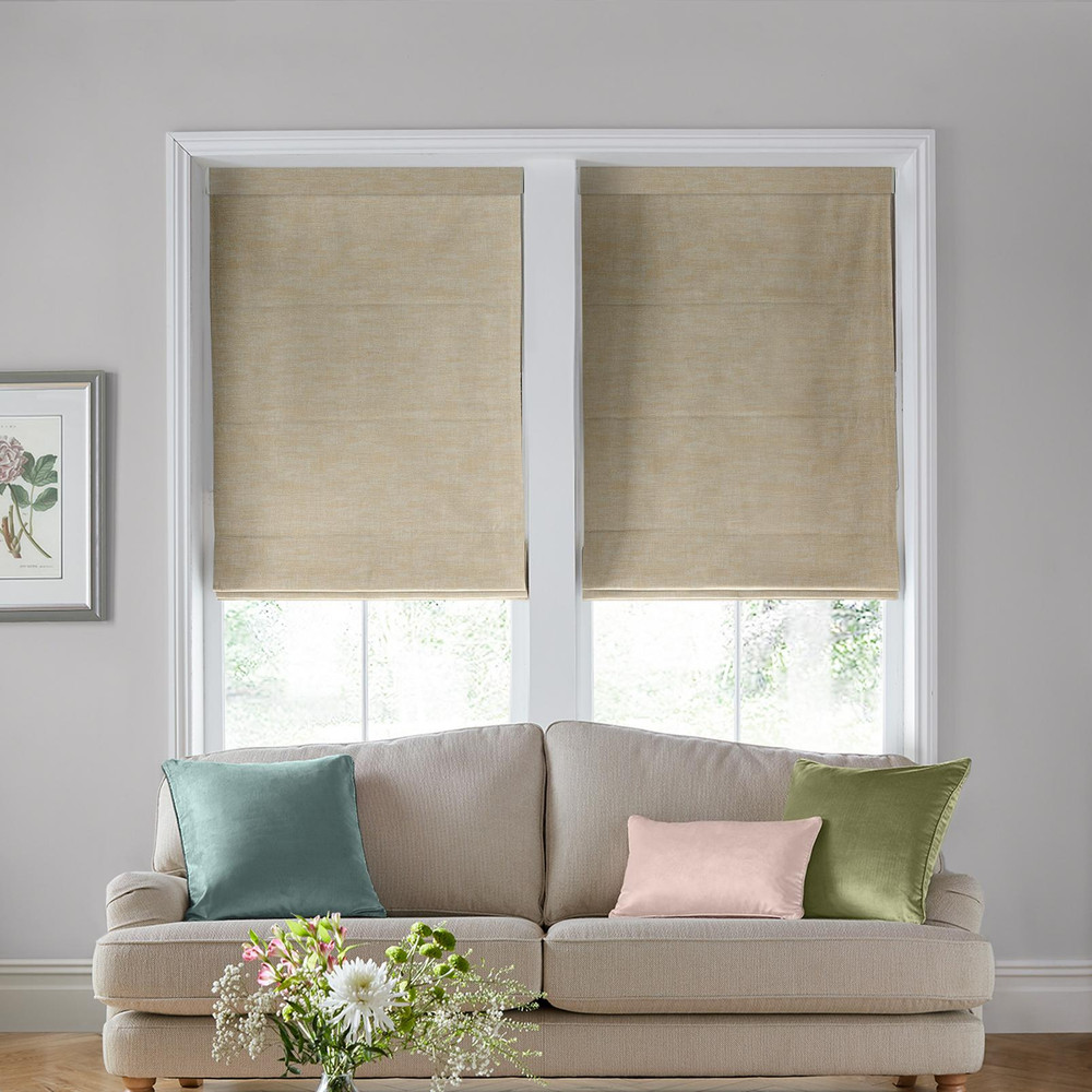 Whinfell Gold Roman Blind by Laura Ashley - 130736rom_ROOMSET_01.jpg