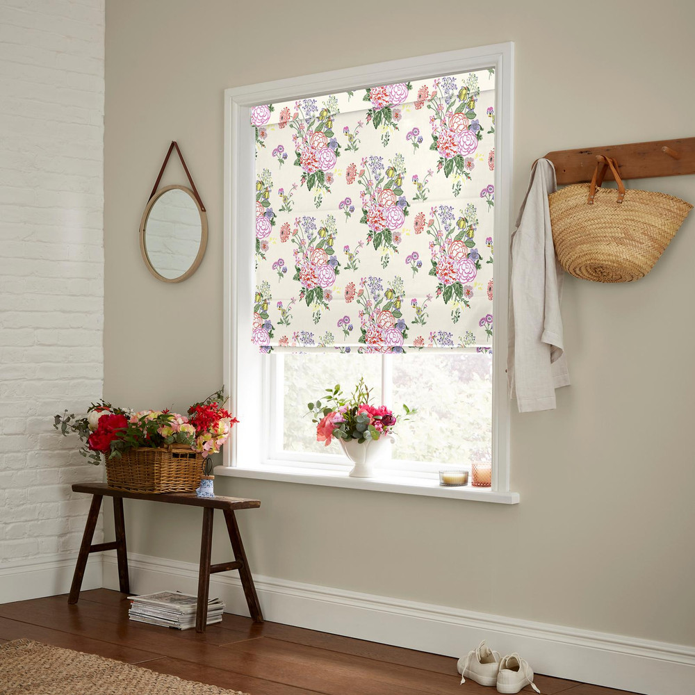 Summer Floral Cream Roman Blind - 131010rom_ROOMSET_02.jpg