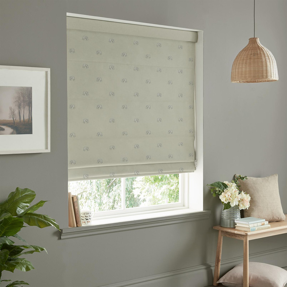 Elephant Linen Roman Blind by Sophie Allport - 131205rom_ROOMSET_02.jpg