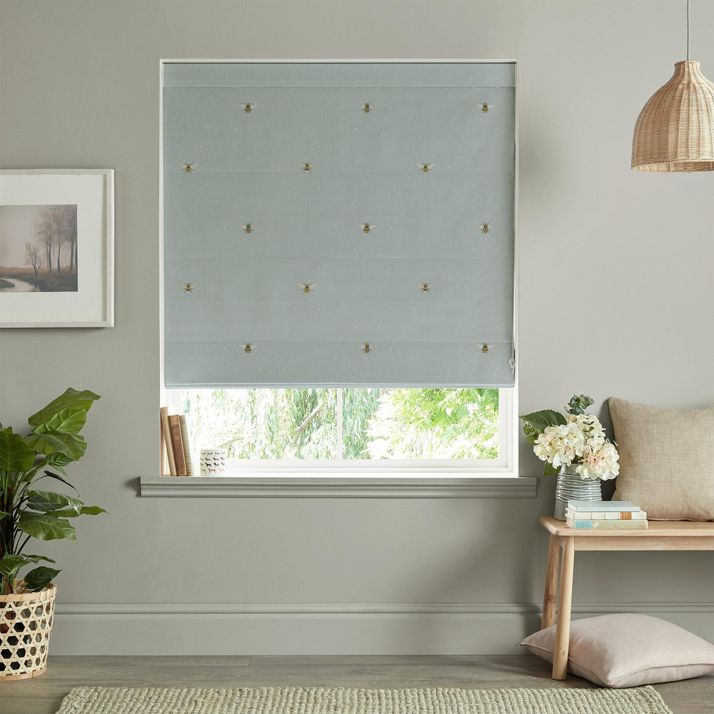 Bee Sky Roman Blind by Sophie Allport - 131181rom_ROOMSET_01.jpg