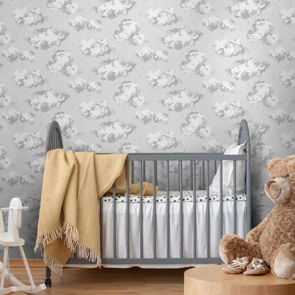 Cath Kidston Silver Linings Neutral Wallpaper - 131431_ROOMSET_SILVER LININGS NEUTRAL_01.jpg