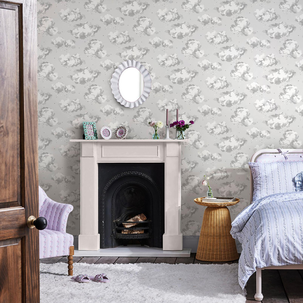 Cath Kidston Silver Linings Neutral Wallpaper - 131431_ROOMSET_SILVER LININGS NEUTRAL_03.jpg