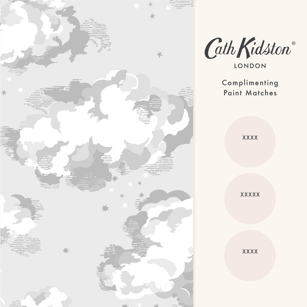 Cath Kidston Silver Linings Neutral Wallpaper - 131431_FLATLAY_SILVER LININGS NEUTRAL_01.jpg