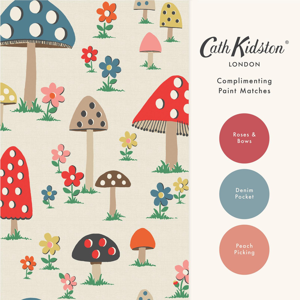 Cath Kidston Mushrooms Wallpaper - 131435_FLATLAY_MUSHROOMS MULTI_01.jpg