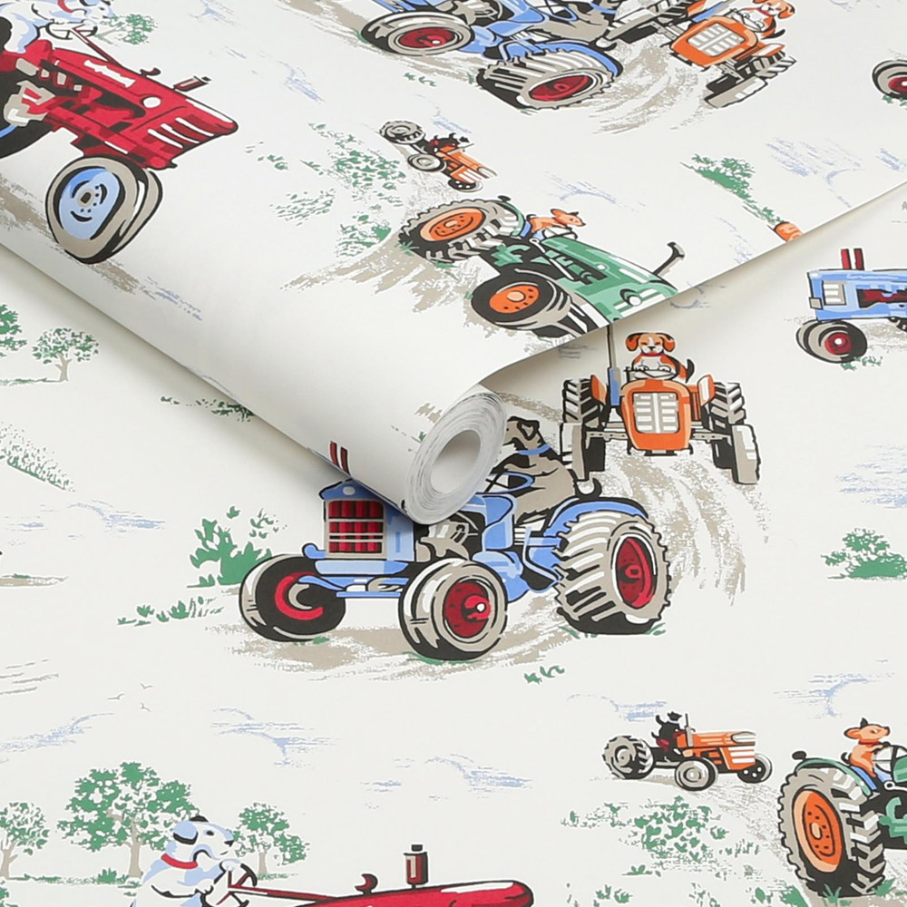Cath Kidston Tractor Wallpaper - 131426_ROLLSHOT_TRACTOR MULTI_01.jpg