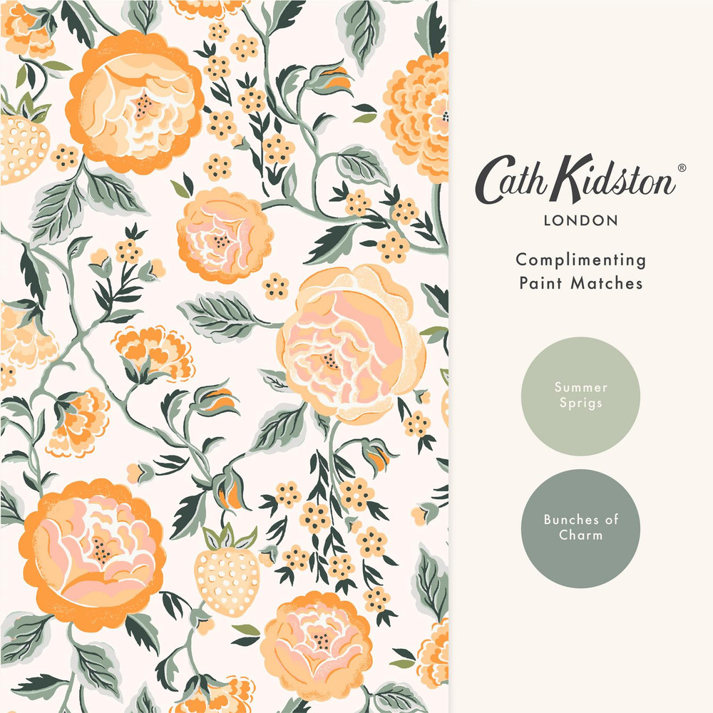 Cath Kidston Strawberry Garden Yellow Wallpaper - 131421_FLATLAY_STRAWBERRY GARDEN YELLOW_01.jpg