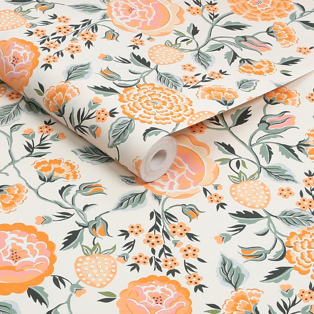 Cath Kidston Strawberry Garden Yellow Wallpaper - 131421_ROLLSHOT_STRAWBERRY GARDEN YELLOW_01.jpg