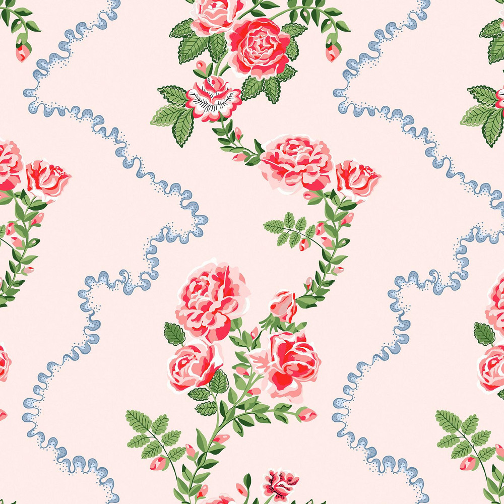Cath Kidston Rose Flutter Pink Wallpaper - 131422_TILE_ROSE FLUTTER PINK_01.jpg