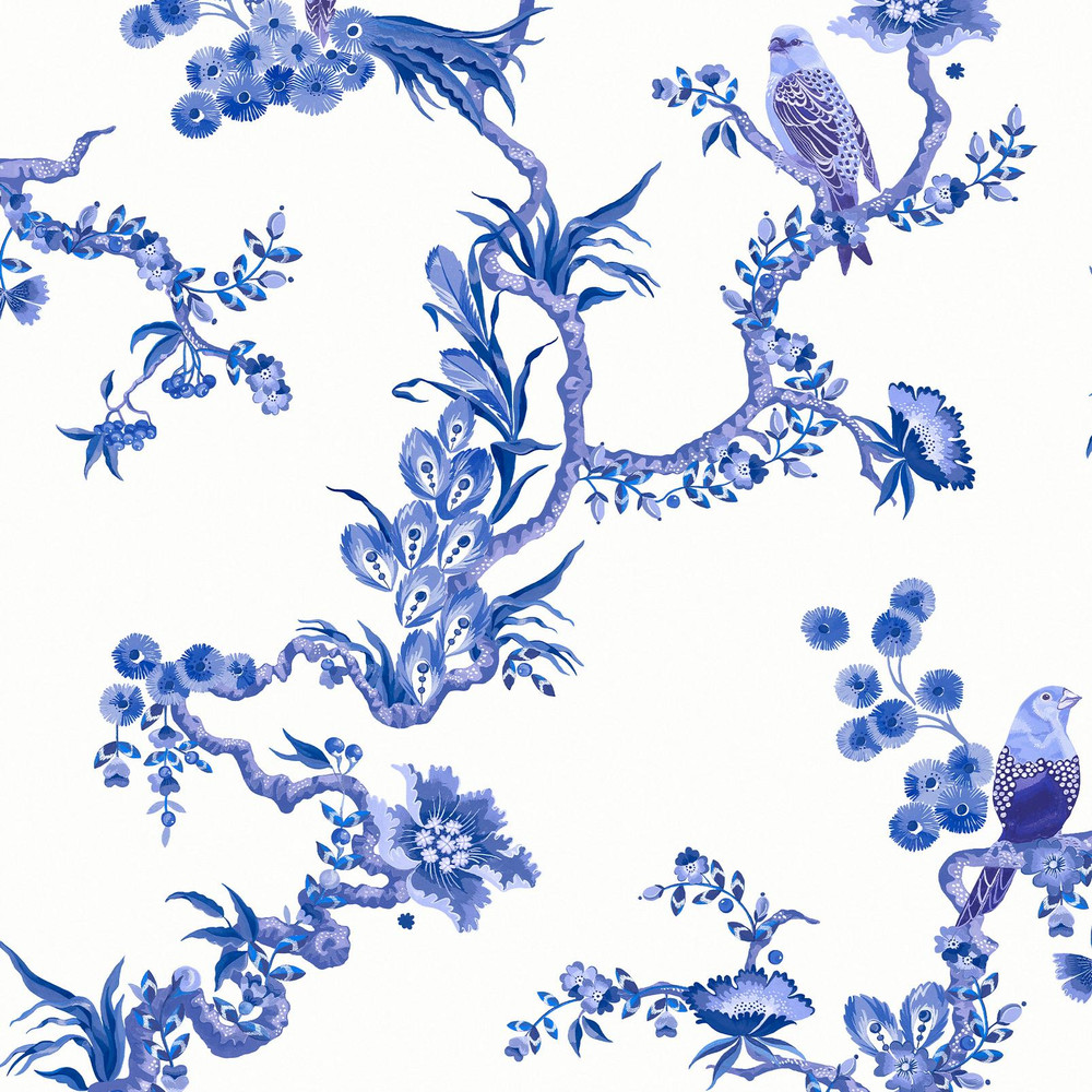 Cath Kidston Birds & Berries Blue Wallpaper - 131425_TILE_BIRDS AND BERRIES BLUE_01.jpg