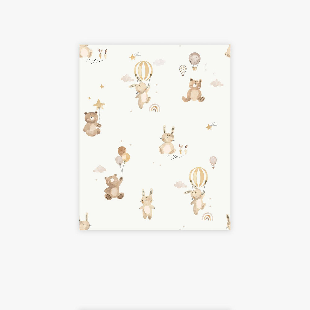 Next Watercolour Bunny & Bear Neutral Wallpaper - 140159_TILE_WATERCOLOUR BUNNY & BEAR NEUTRAL_01.jpg