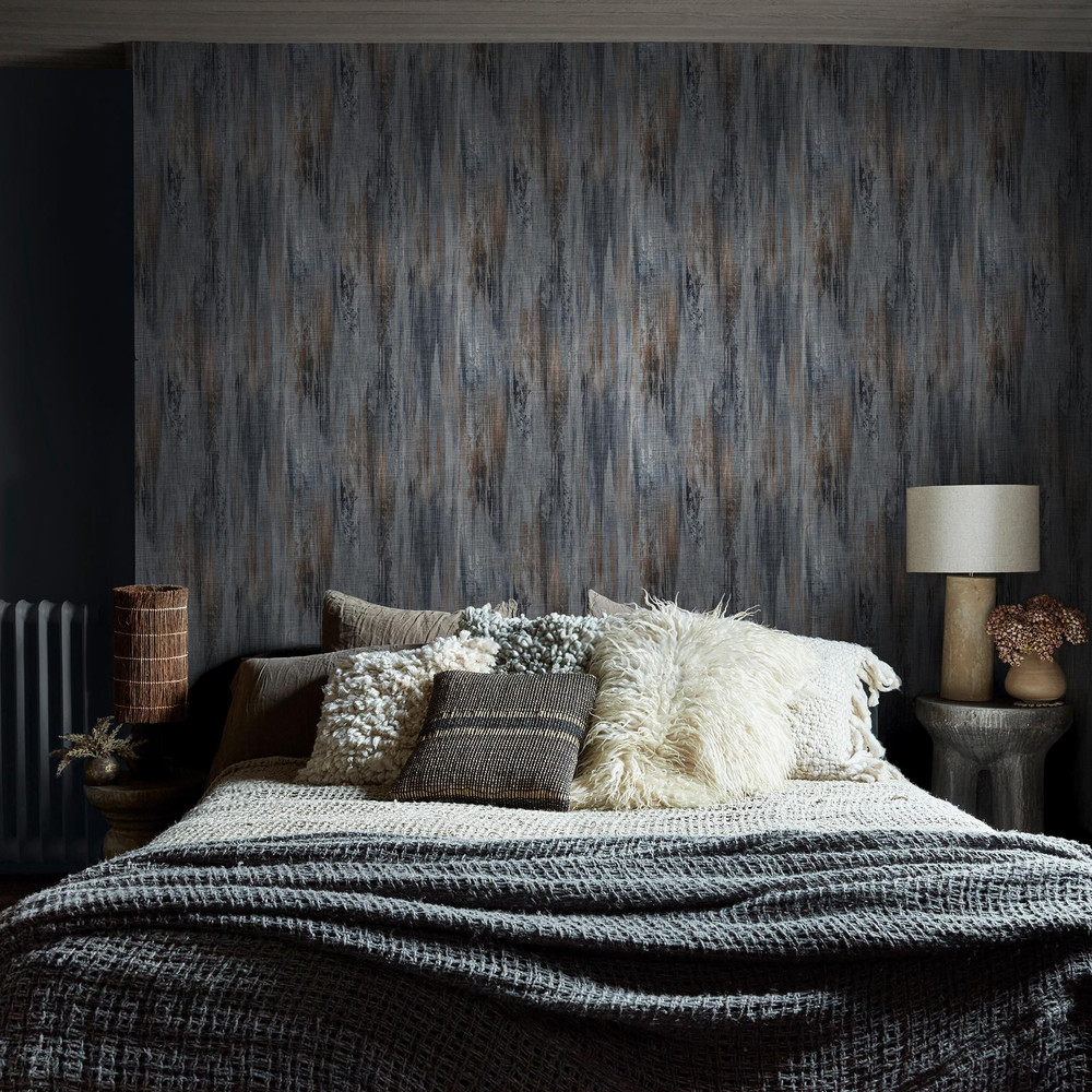 Abigail Ahern Wanderlust Ink Wallpaper - 140105_ROOMSET_WANDERLUST INK SHEEN_01.jpg