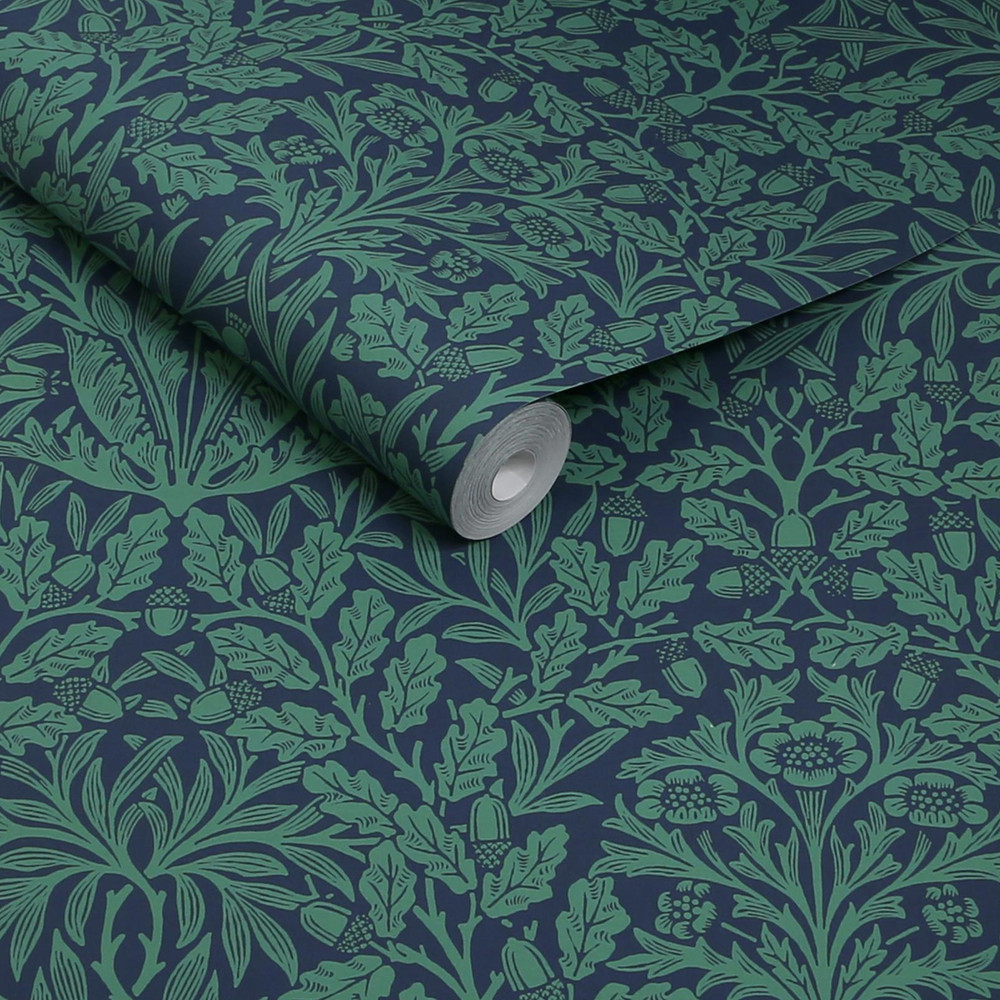 Acorn Heritage Blue Wallpaper - 140489_ROLLSHOT_ACORN HERITAGE BLUE_01.jpg