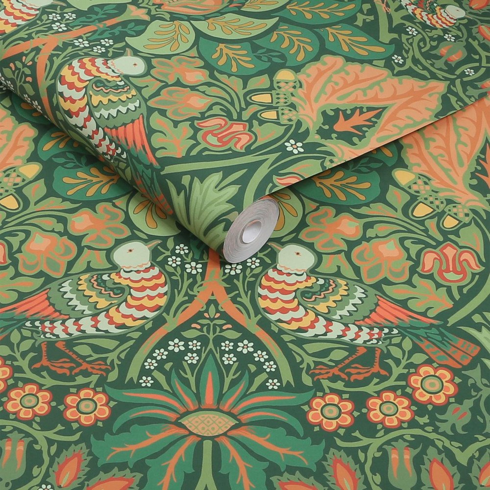 Dove & Rose Woodland Wallpaper - 140480_ROLLSHOT_DOVE & ROSE WOODLAND_01.jpg