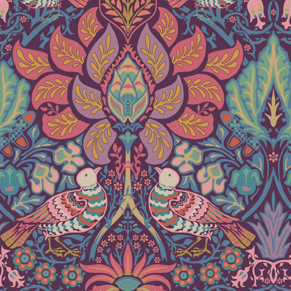 Dove & Rose Carnival Wallpaper - 140478_TILE_DOVE & ROSE CARNIVAL_01.jpg
