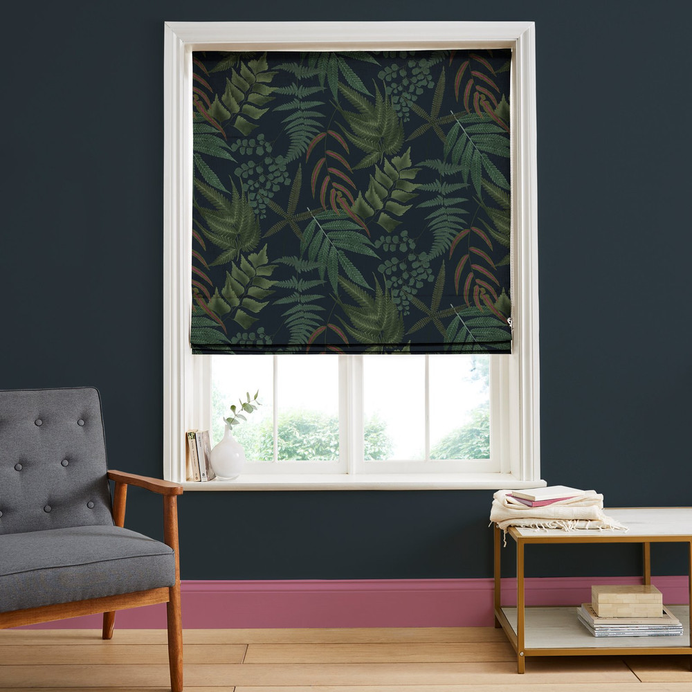 Midsummer Fern Navy Roman Blind - 116292rom_ROOMSET_01.jpg