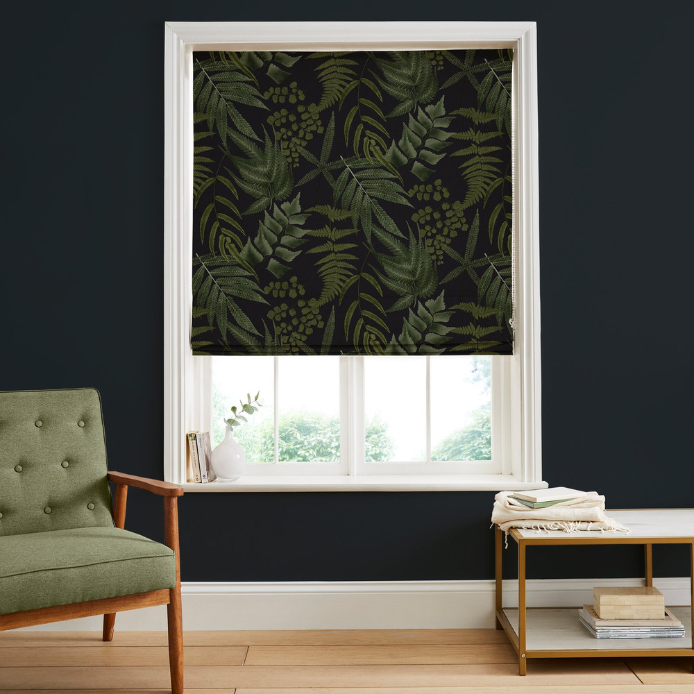 Midsummer Fern Black Roman Blind - 116290rom_ROOMSET_01.jpg