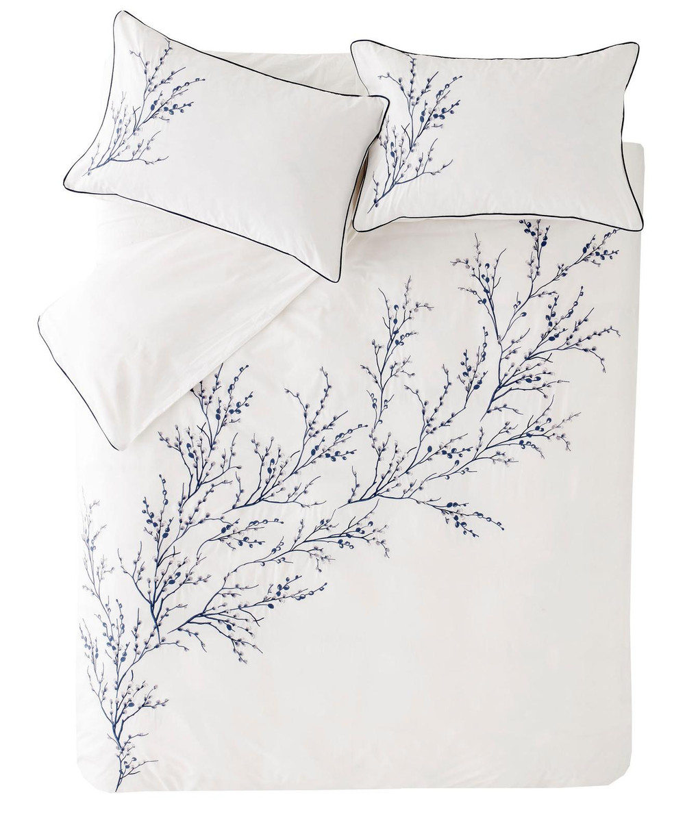 Pussy Willow Sprig Embroidered Midnight Duvet Cover Set - LAPUSSE01DQ_CAMEO_PUSSY WILLOW SPRIG EMBROIDERED MIDNIGHT_03.jpg