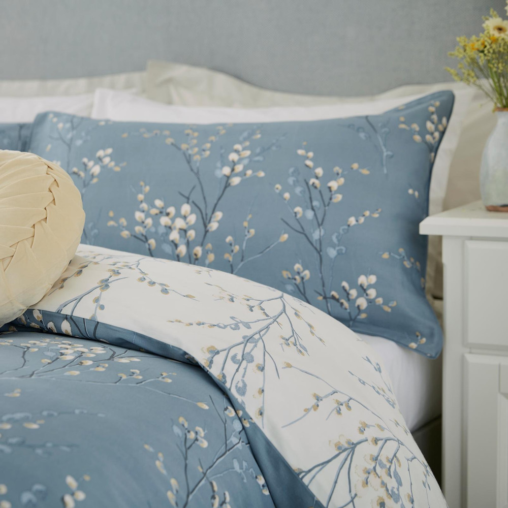 Pussy Willow Dark Seaspray Duvet Cover Set - LAPUSS03DQ_CAMEO_PUSSY WILLOW DARK SEASPRAY_01.jpg