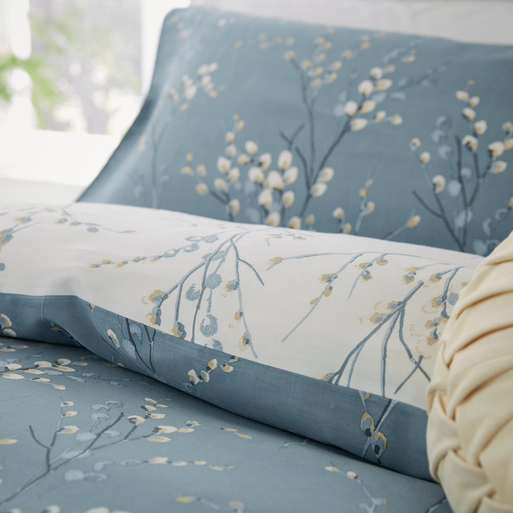 Pussy Willow Dark Seaspray Duvet Cover Set - LAPUSS03DQ_CAMEO_PUSSY WILLOW DARK SEASPRAY_02.jpg