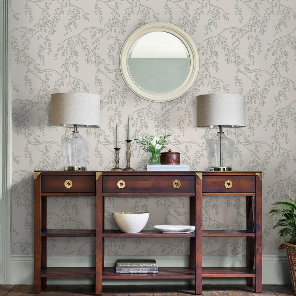Laura Ashley Rainham Willow Sage Wallpaper - 140333_ROOMSET_RAINHAM WILLOW SAGE_01.jpg