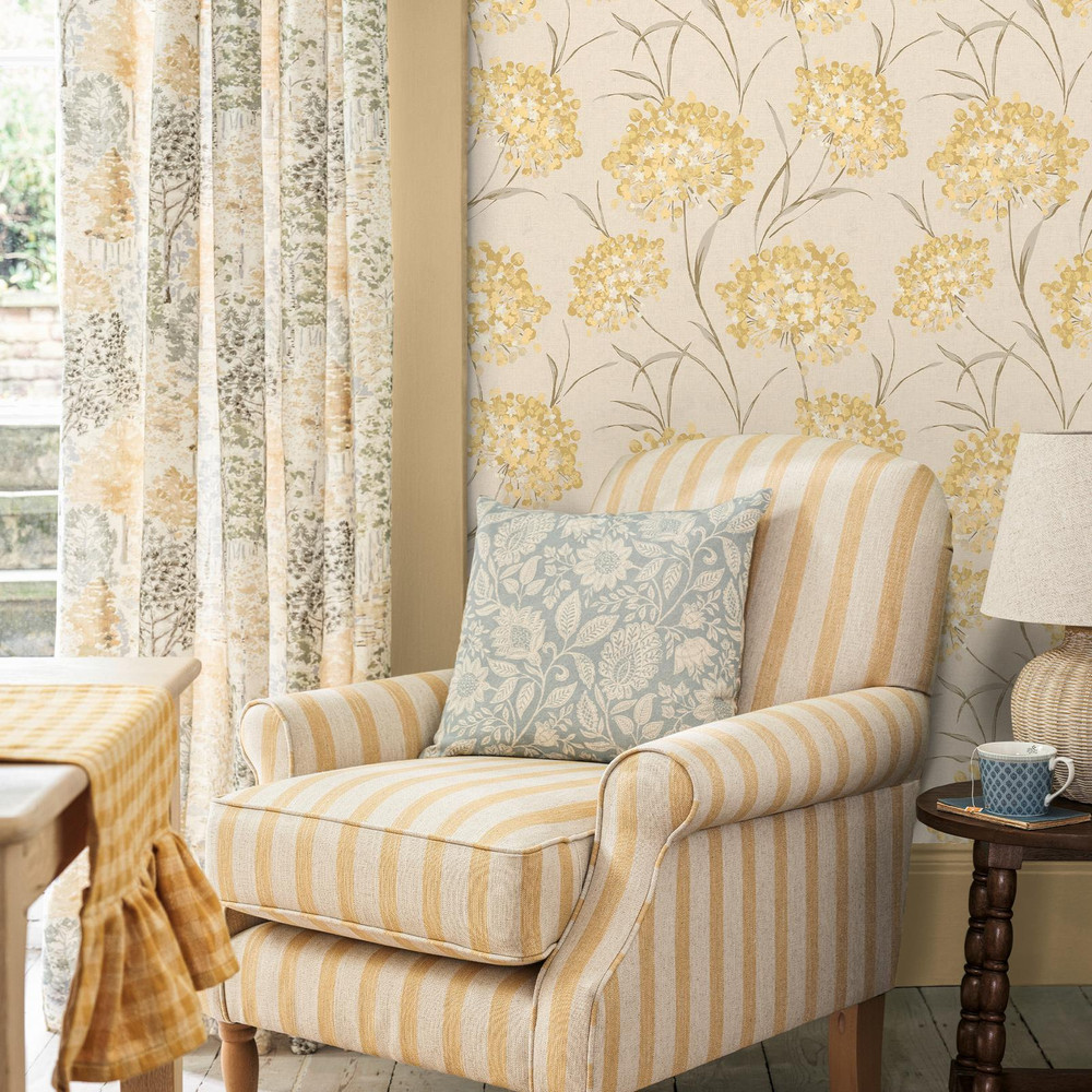 Laura Ashley Giselle Ochre Wallpaper - 140330_ROOMSET_GISELLE OCHRE_01.jpg