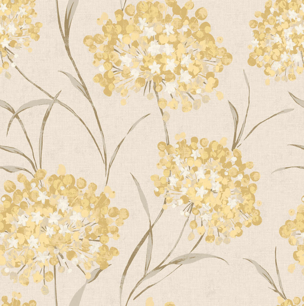 Laura Ashley Giselle Ochre Wallpaper - 140330_TILE_GISELLE OCHRE_01.jpg