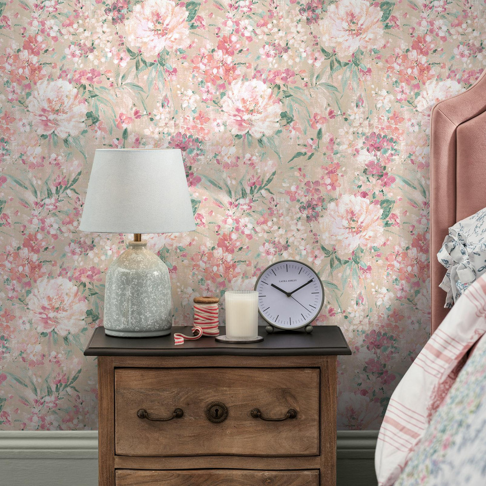Laura Ashley Mayville Plaster Pink Wallpaper - 140329_ROOMSET_MAYVILLE PLASTER PINK_01.jpg