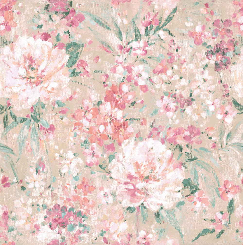 Laura Ashley Mayville Plaster Pink Wallpaper - 140329_TILE_MAYVILLE PLASTER PINK_01.jpg