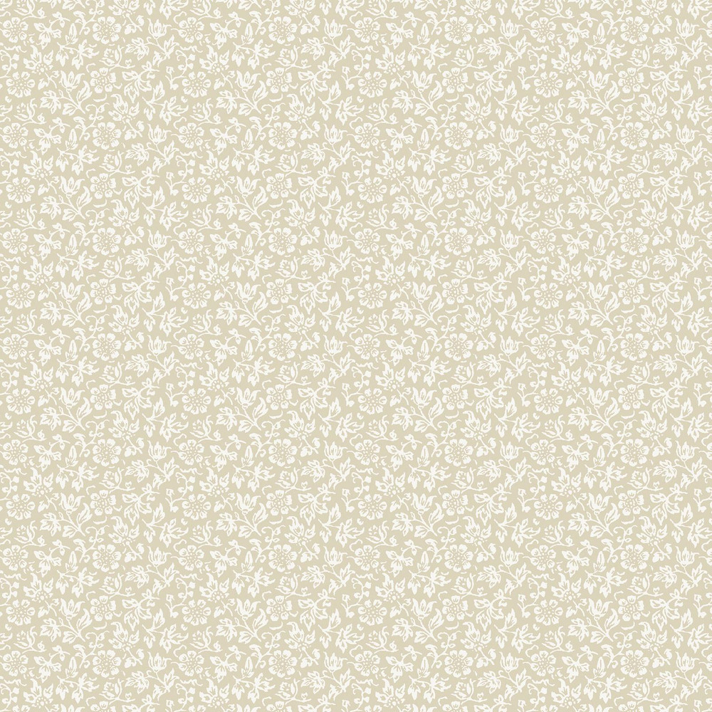 Laura Ashley Sweet Alyssum Twine Natural Wallpaper - 140327_TILE_SWEET ALYSSUM TWINE NATURAL_01.jpg