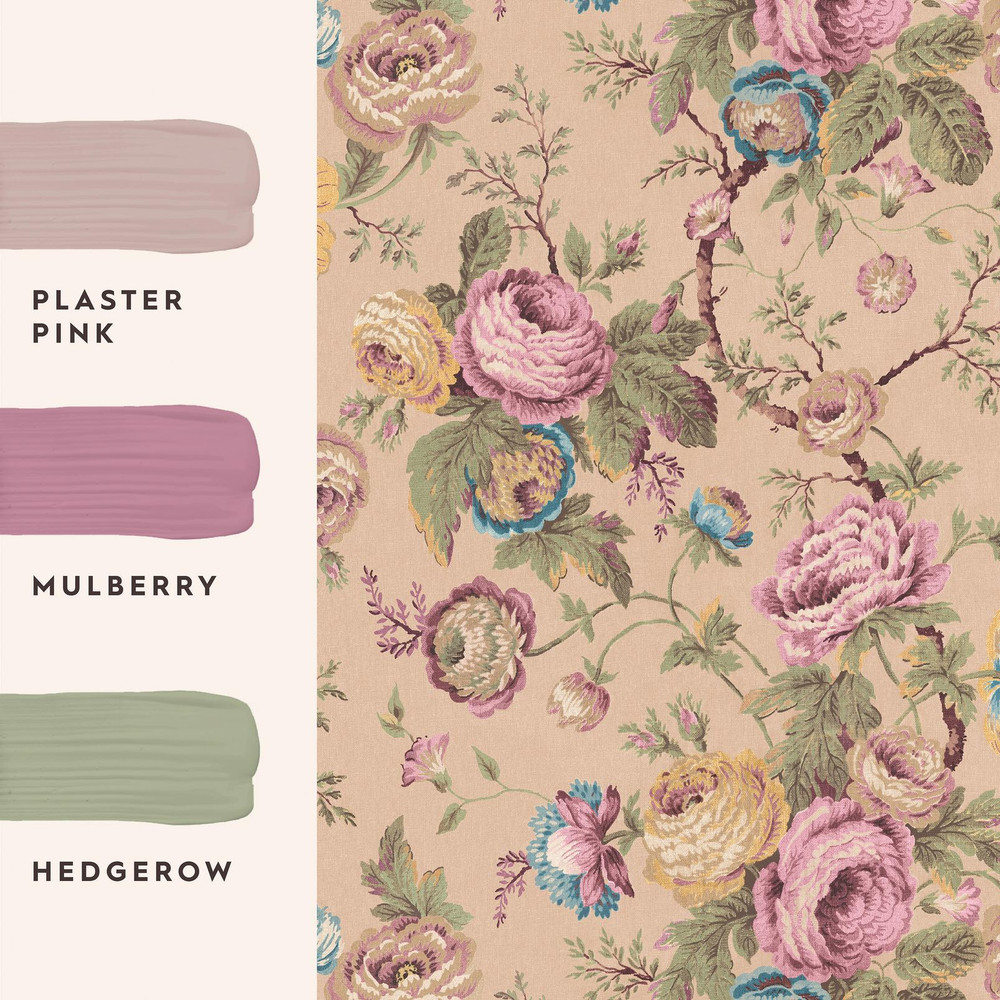 Laura Ashley Uffington Roses Plaster Pink Wallpaper - 140323_FLATLAY_UFFINGTON ROSES PLASTER PINK_01.jpg