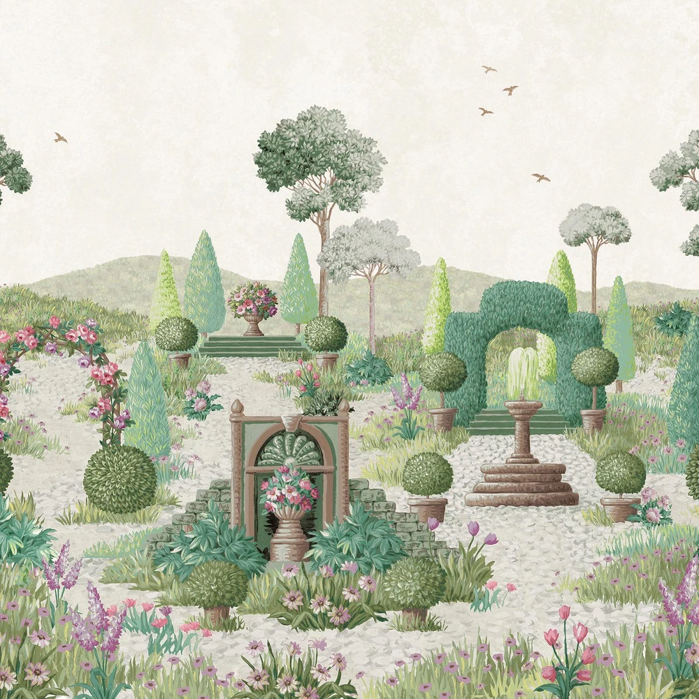 Naunton Folly Fern Green Bespoke Mural - 122770_TILE_NAUNTON FOLLY MURAL FERN GREEN.jpg