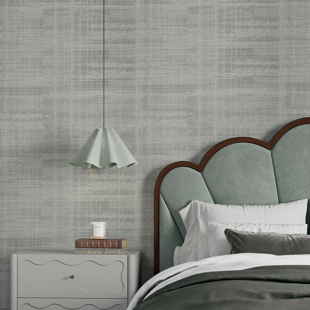Lamont Weave Light Grey Wallpaper - 143419_ROOMSET_LAMONT WEAVE LIGHT GREY_01.jpg