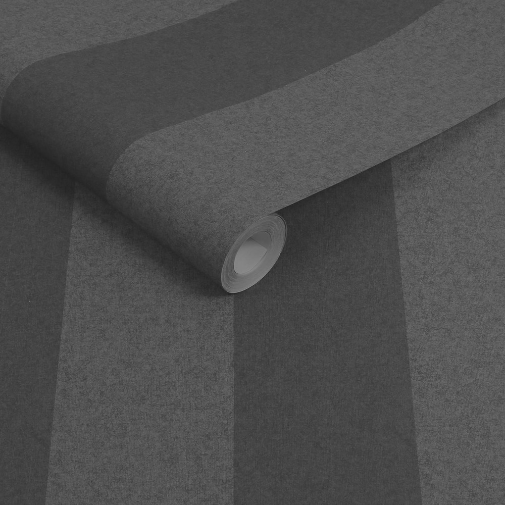 Regent Stripe Charcoal Wallpaper - 142524_ROLLSHOT_REGENT STRIPE CHARCOAL_01.jpg