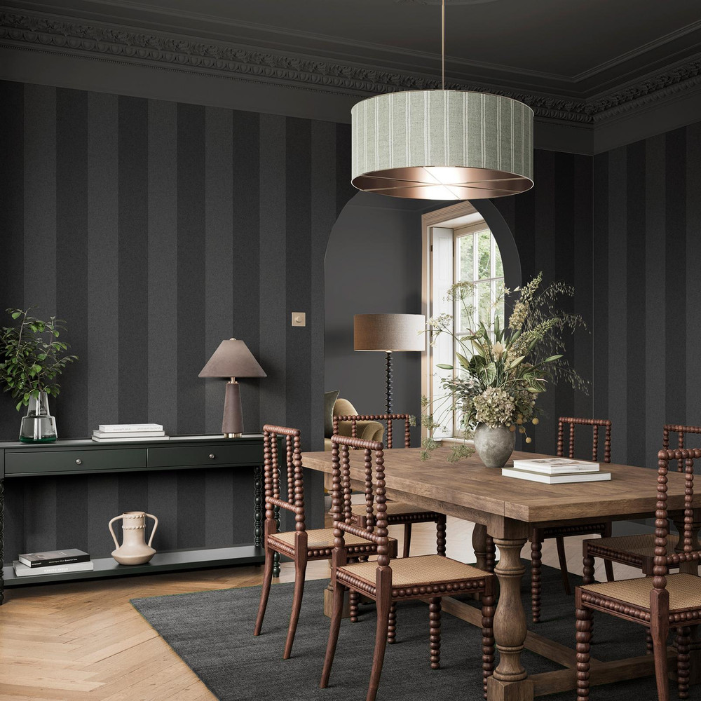 Regent Stripe Charcoal Wallpaper - 142524_ROOMSET_REGENT STRIPE CHARCOAL_01.jpg