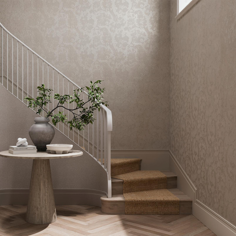 Florentine Earth Wallpaper - 143032_ROOMSET_FLORENTINE EARTH_01.jpg