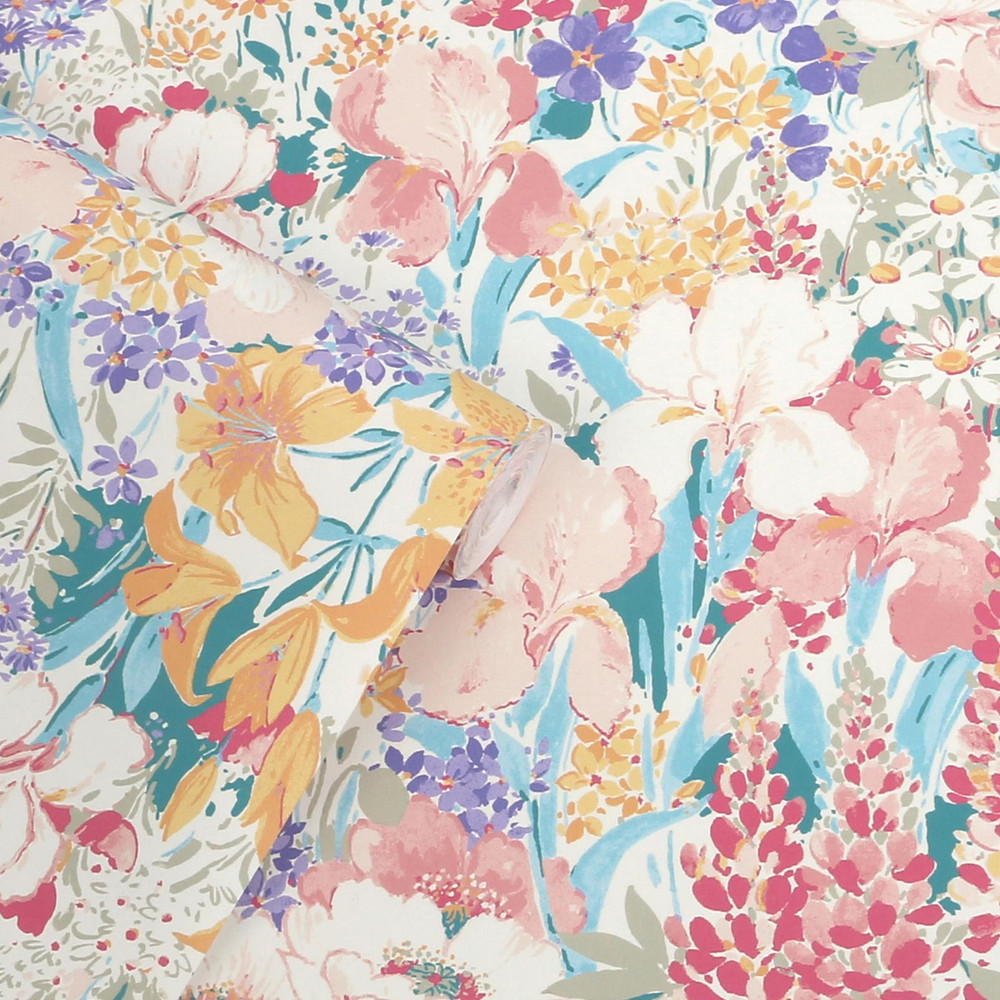 Laura Ashley Everingham Meadow Multi Wallpaper - 143328_ROLLSHOT_EVERINGHAM MEADOW MULTI_01.jpg