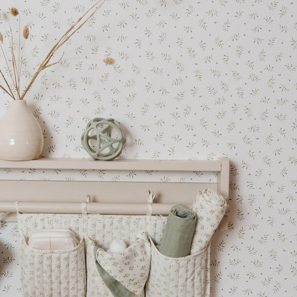 Little Dutch Blueberry Leaves Wallpaper - WD111034_ROOMSET_BLUEBERRY LEAVES_02.jpg