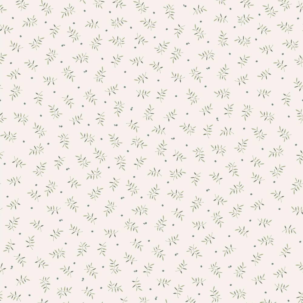 Little Dutch Blueberry Leaves Wallpaper - WD111034_TILE_BLUEBERRY LEAVES_01.jpg