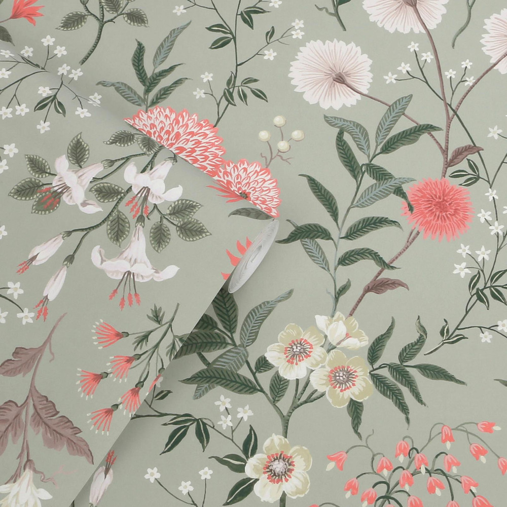 Laura Ashley Otterham Garden Pistachio Wallpaper - 143332_ROLLSHOT_OTTERHAM GARDEN PISTACHIO_01.jpg