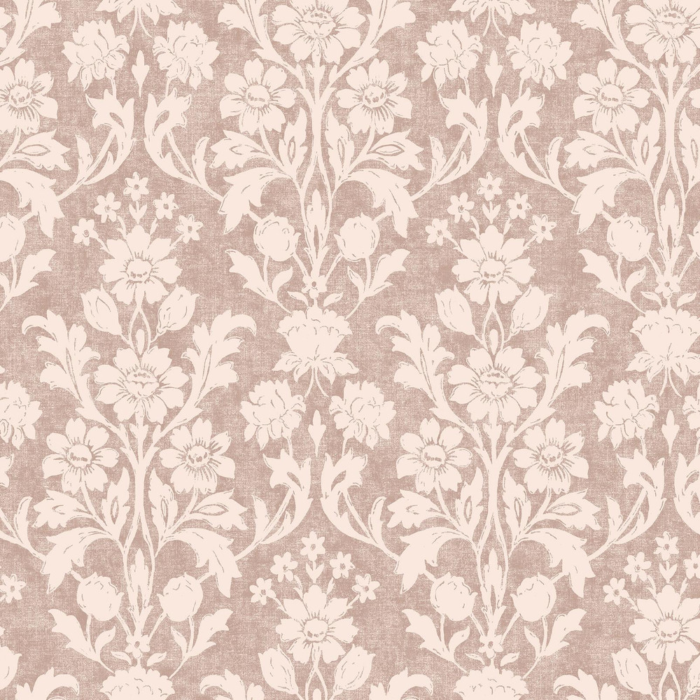 Laura Ashley Semington Silhouette Plaster Pink Wallpaper - 143323_TILE_SEMINGTON SILHOUETTE PLASTER PINK_01.jpg