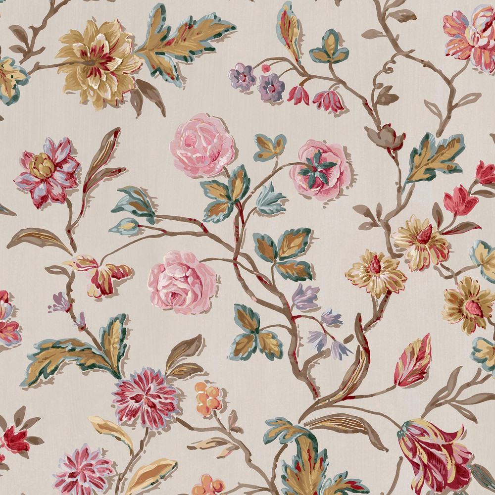 Laura Ashley Lingmell Trail Pale Sable Wallpaper - 143321_TILE_LINGMELL TRAIL PALE SABLE_01.jpg