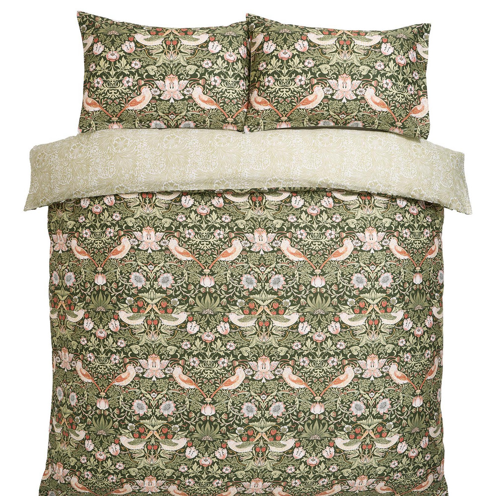 Strawberry Thief Nettle Duvet Cover Set - WMSTRAW02DQ_CUTOUT_STRAWBERRY_THIEF_NETTLE_DOUBLE_DUVET_COVER_01.jpg